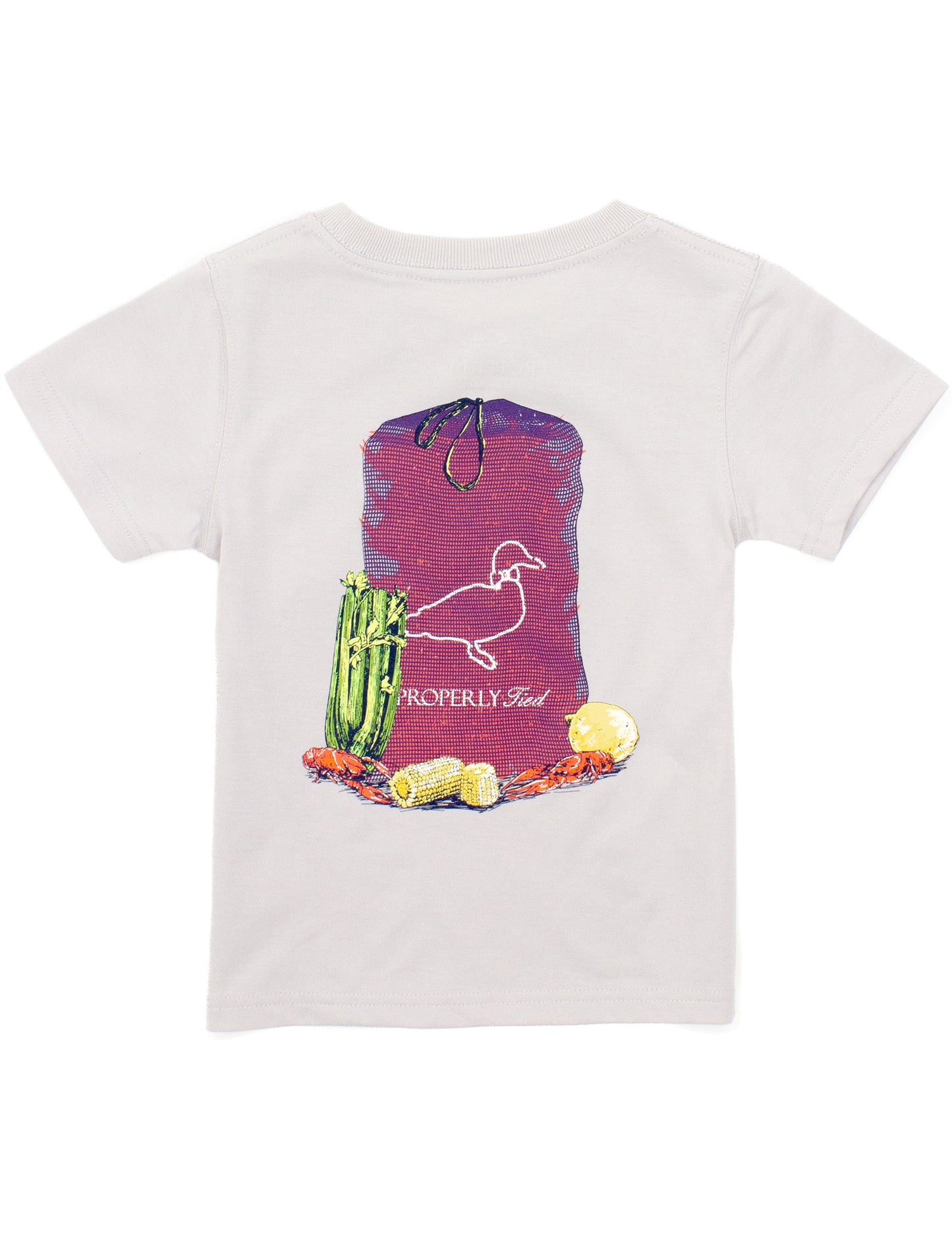 Crawfish Sack Grey Tee
