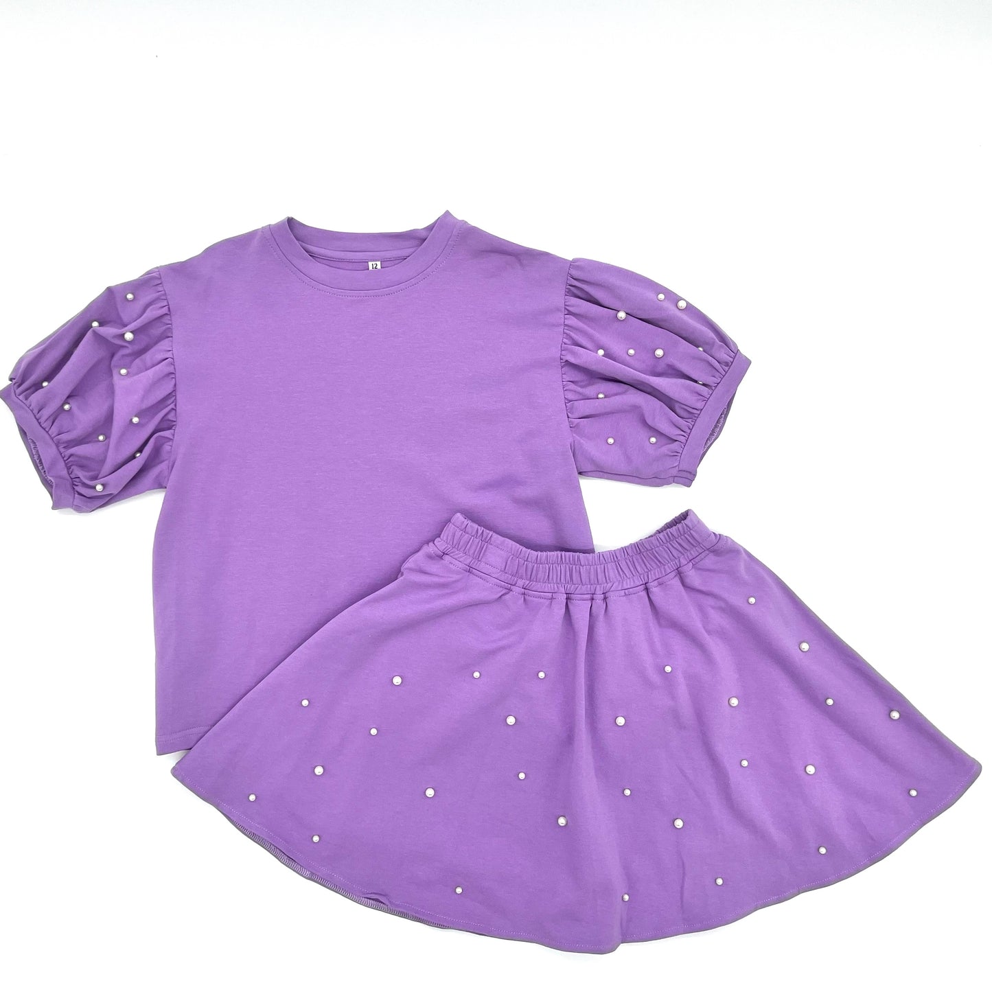 Purple Pearl Skort Set