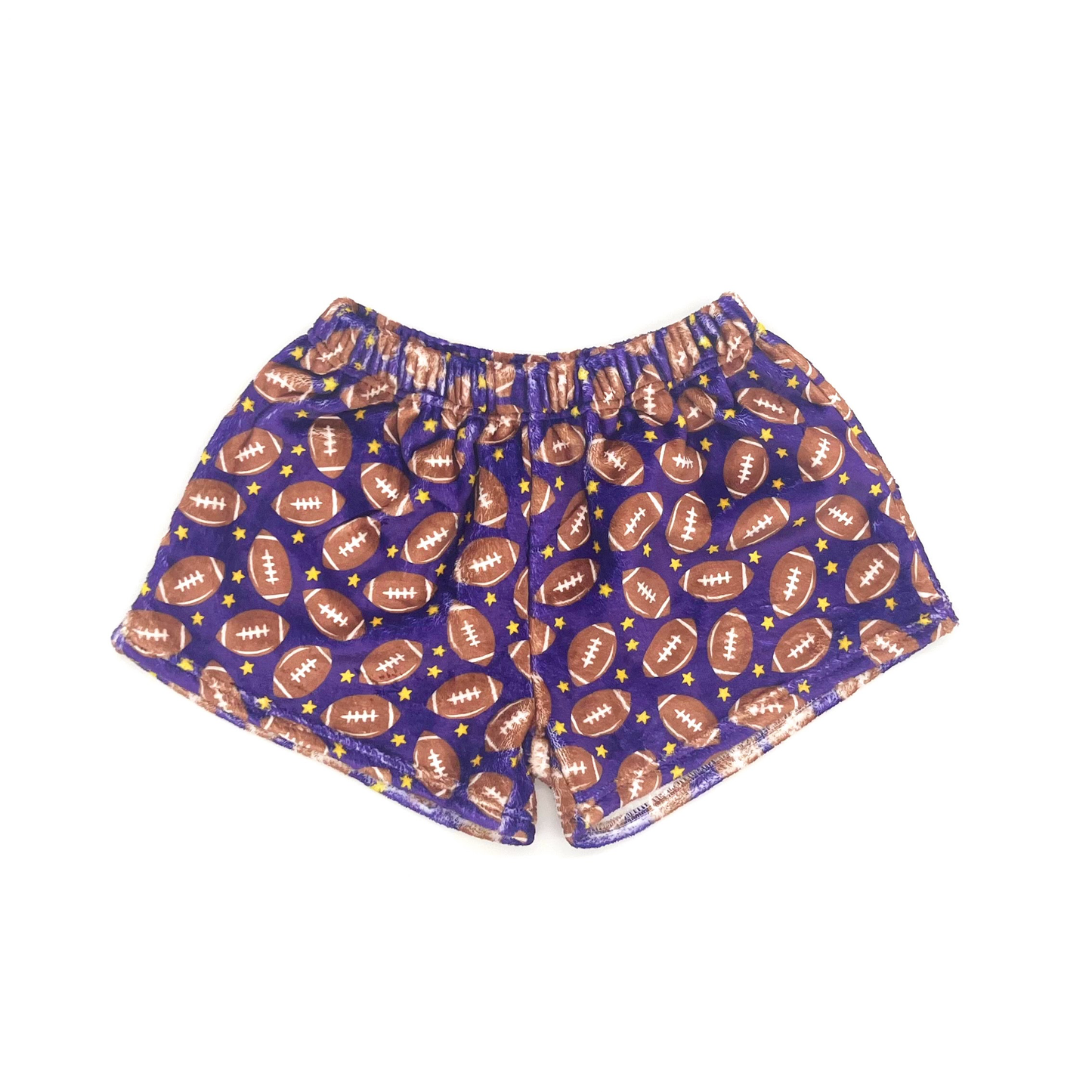 Purple & Gold Football Plush Short