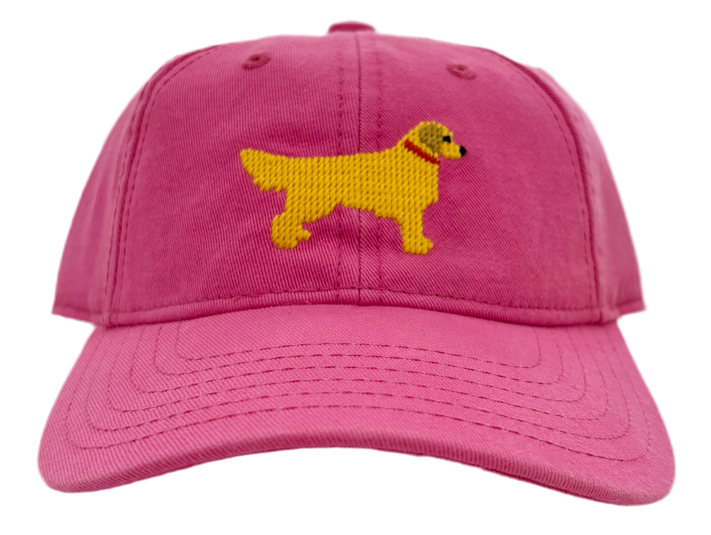 Hot Pink Golden Hat