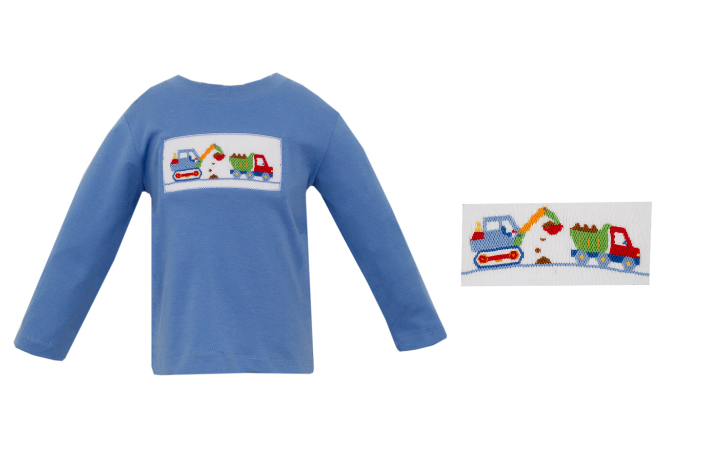 Construction Smocked Tee