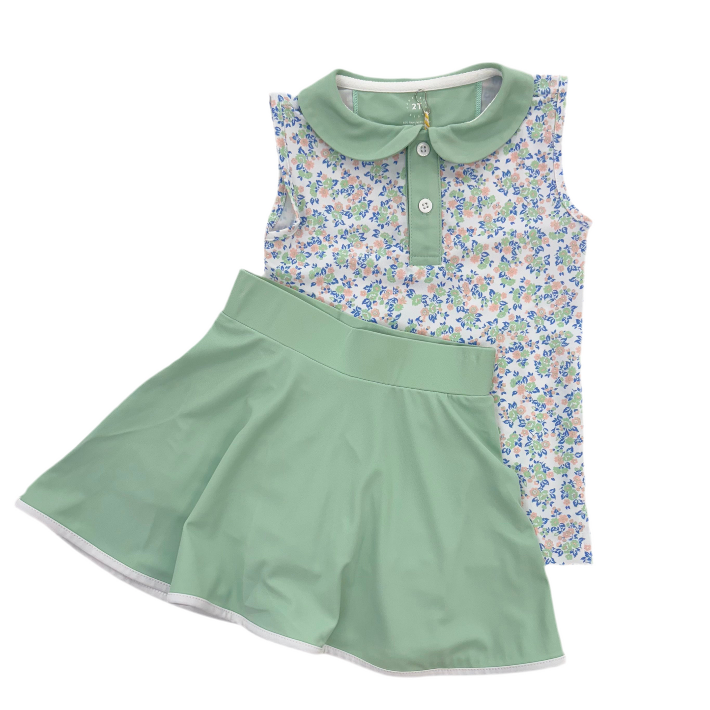 Palm Green Twirly Skirt