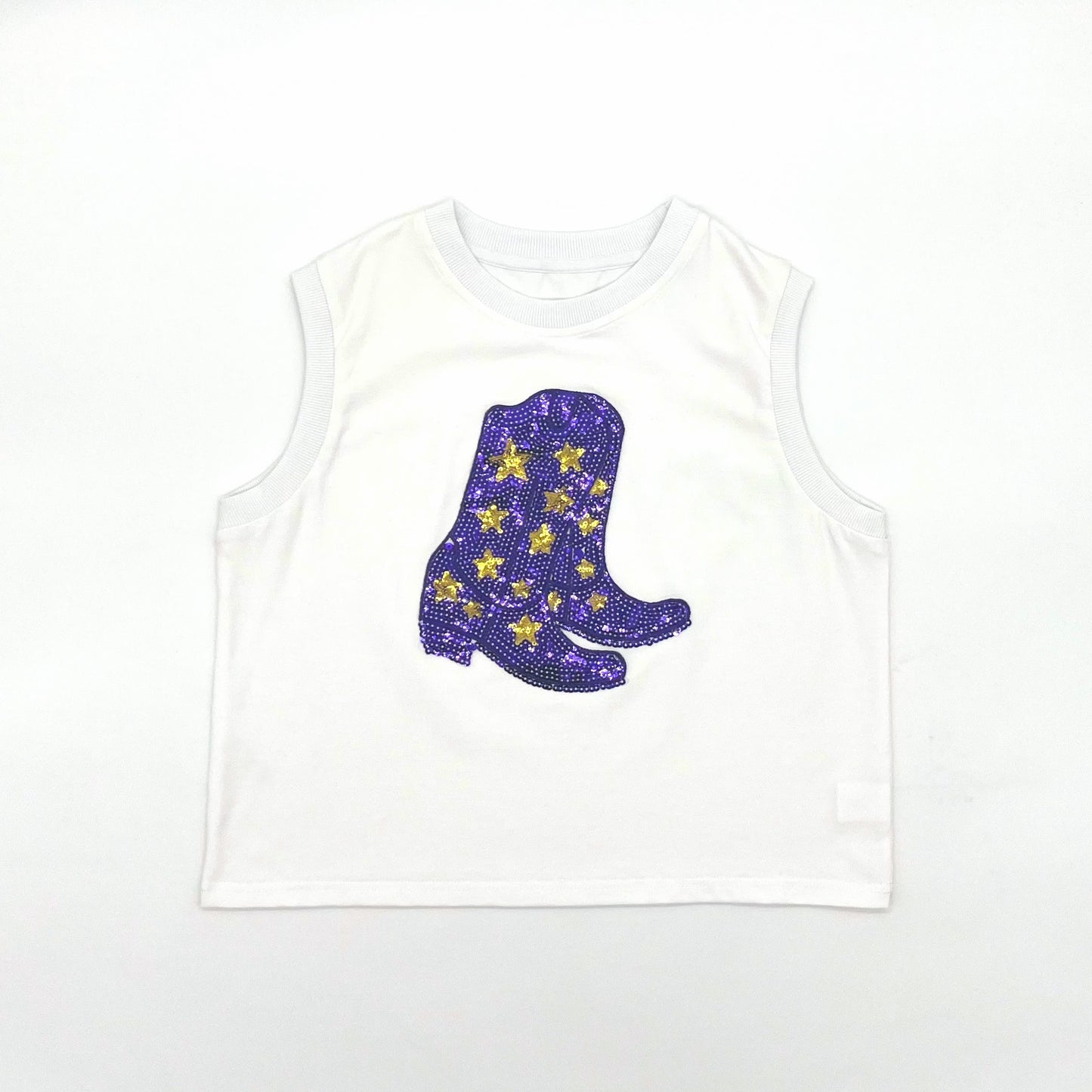Sequin Boot Tee