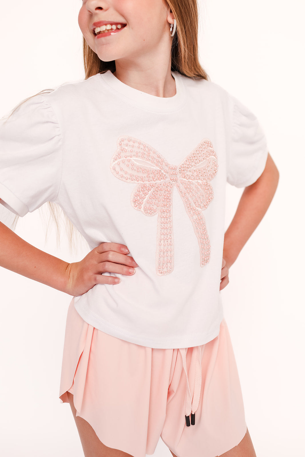 Coquette Bow Puff Sleeve Top