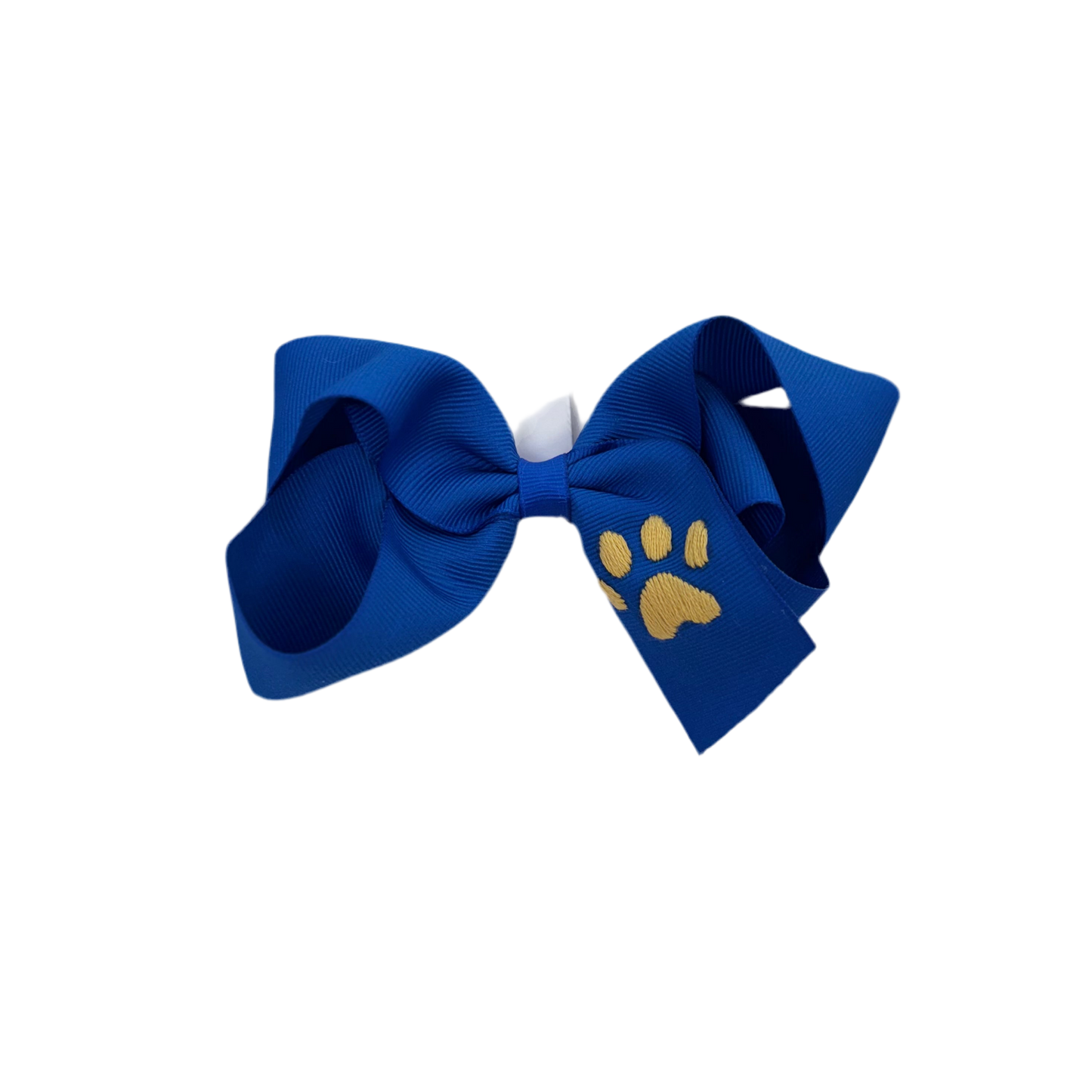 Royal & Gold Paws Via Bow