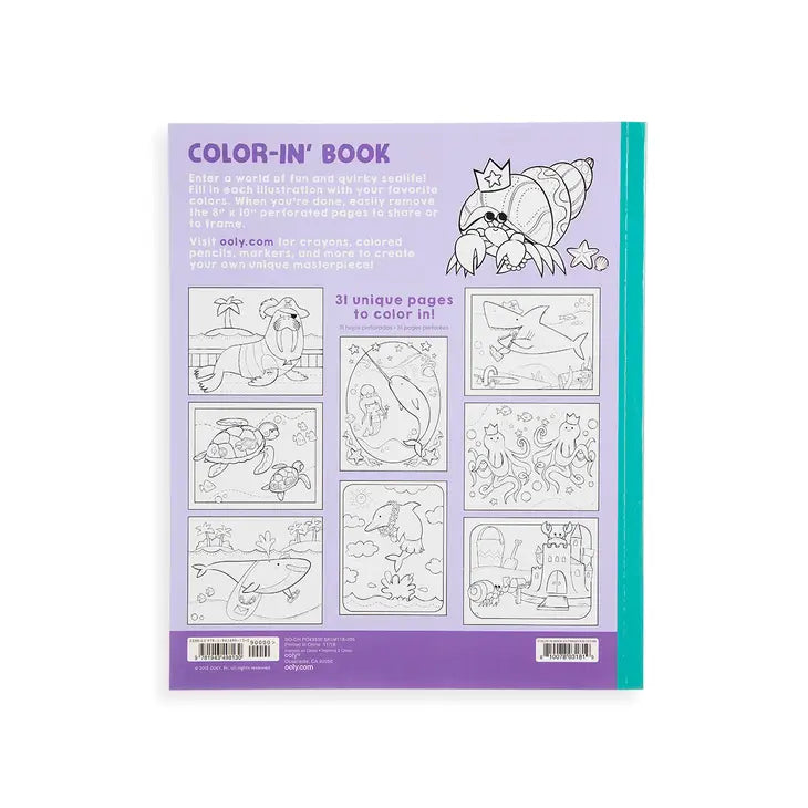 Color-In Book: Outrageous Ocean