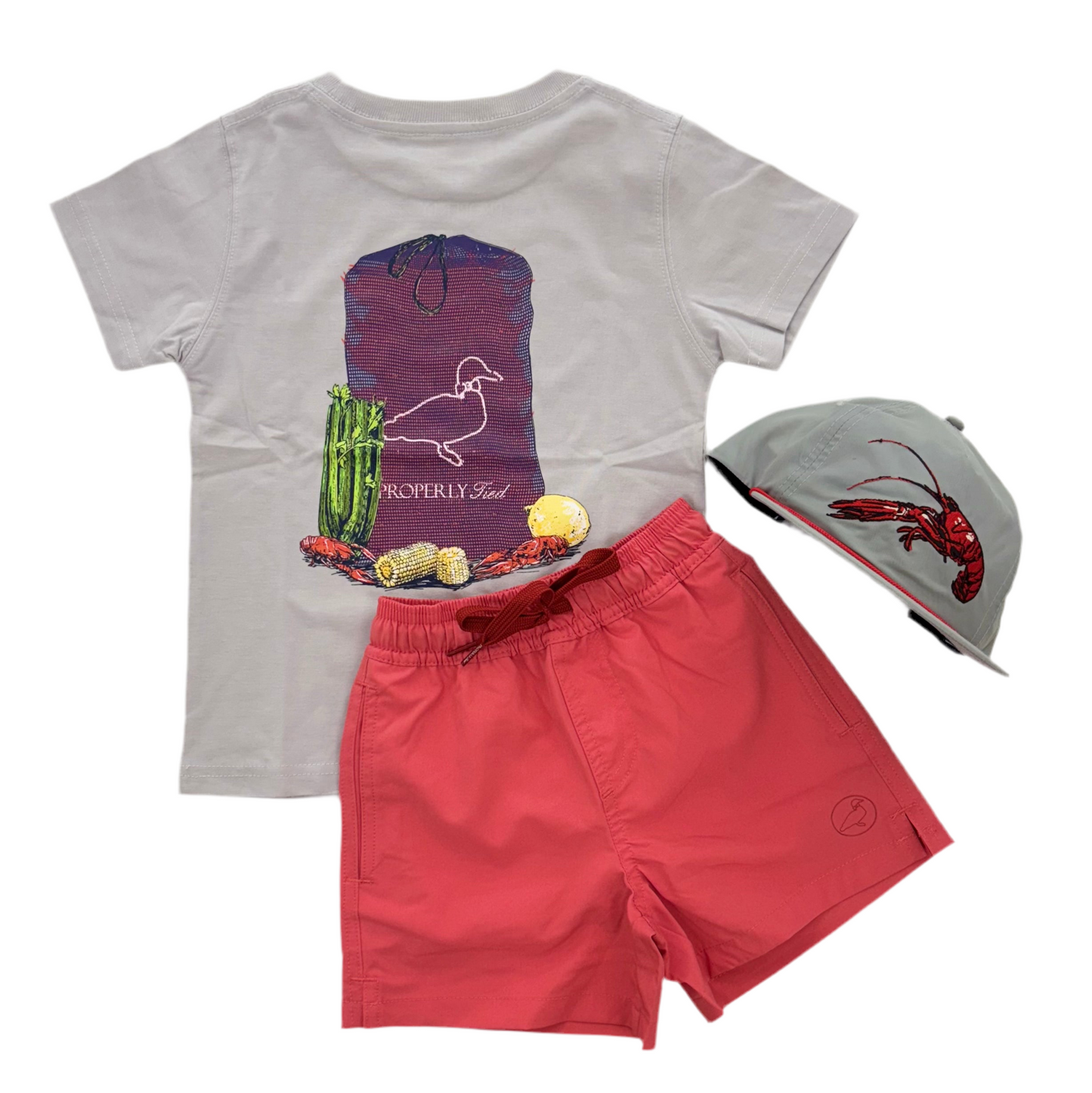 Crawfish Sack Grey Tee