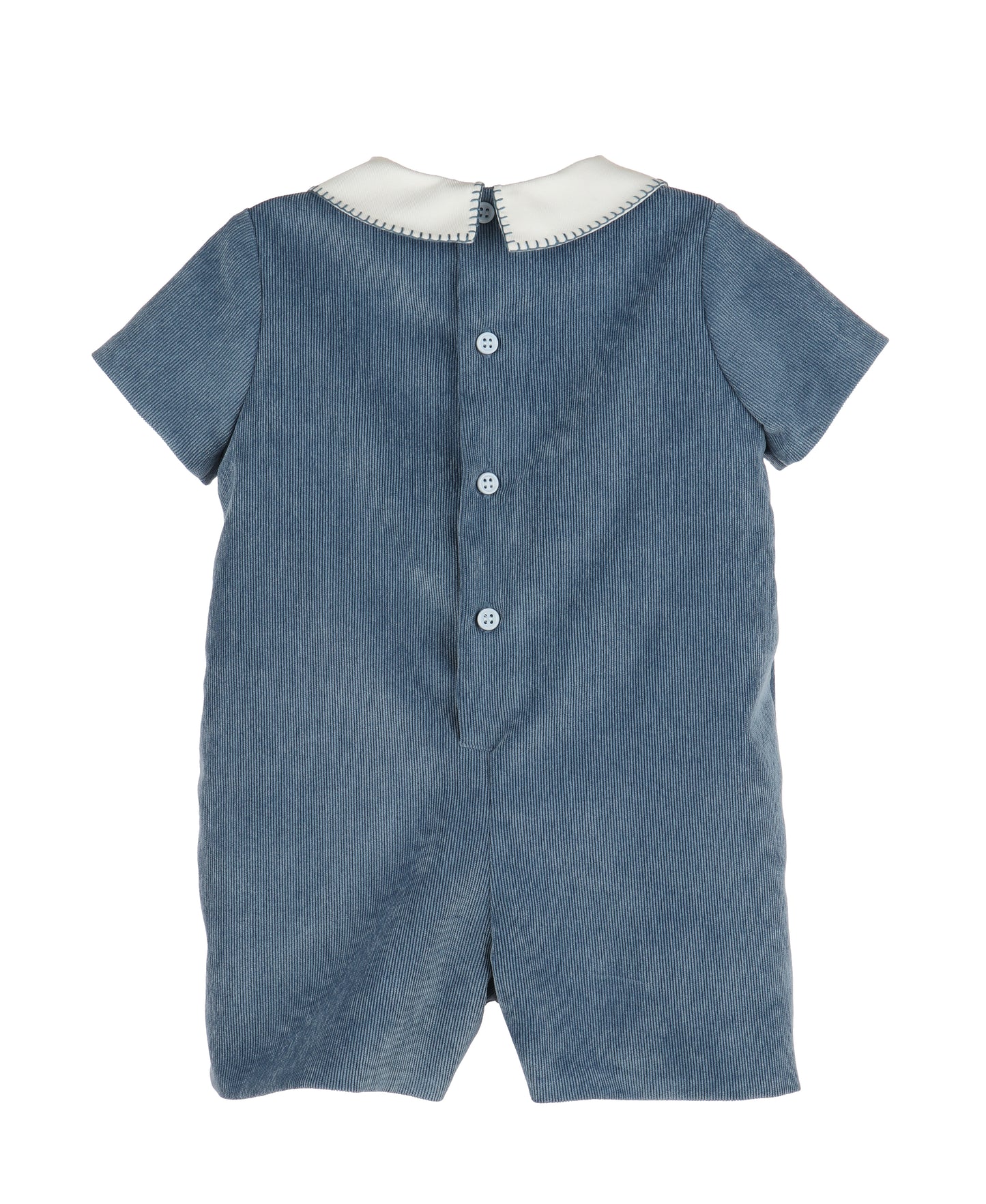 Navy Majestic Cord Romper