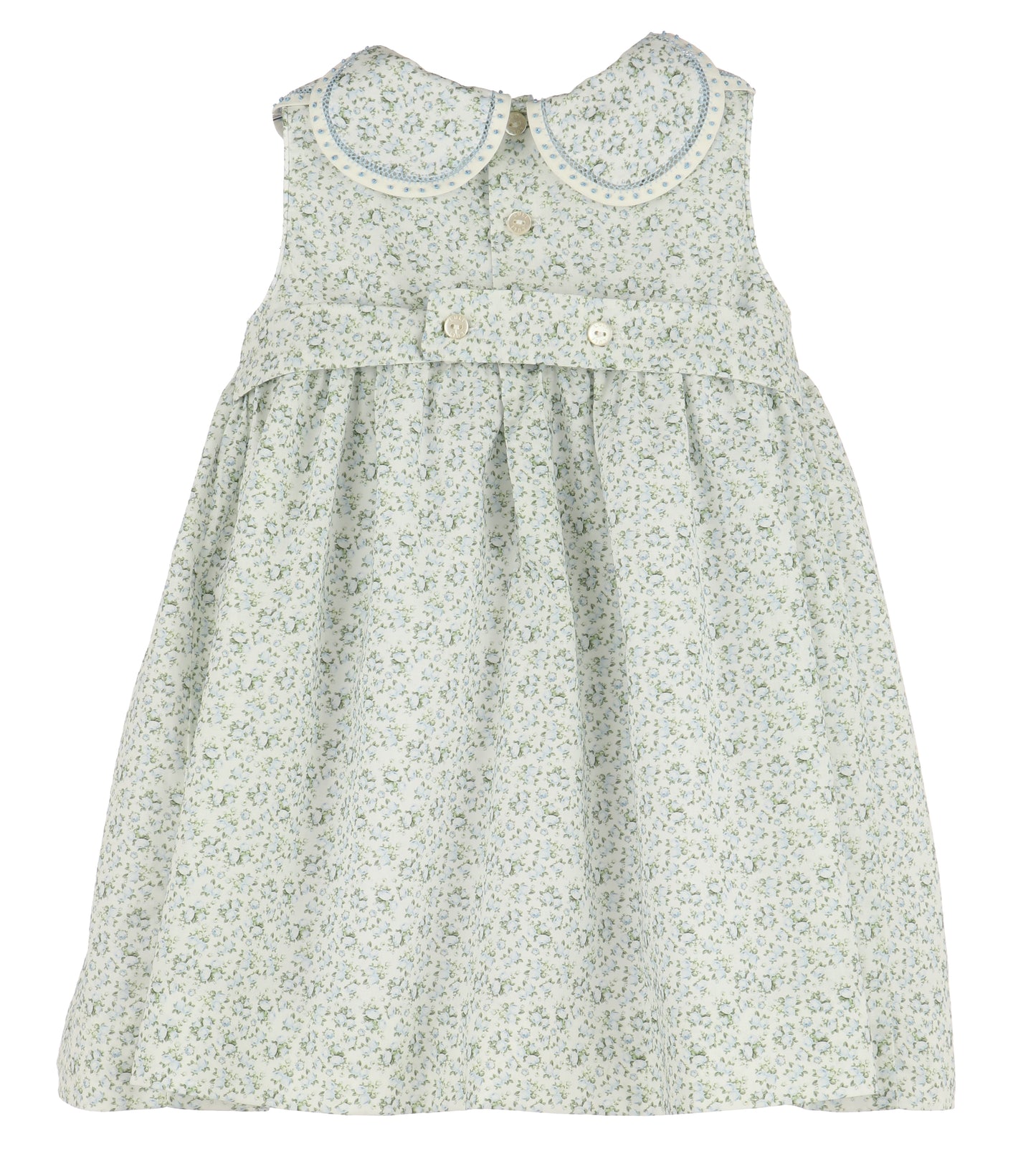 Blue Tea Roses Petal Dress