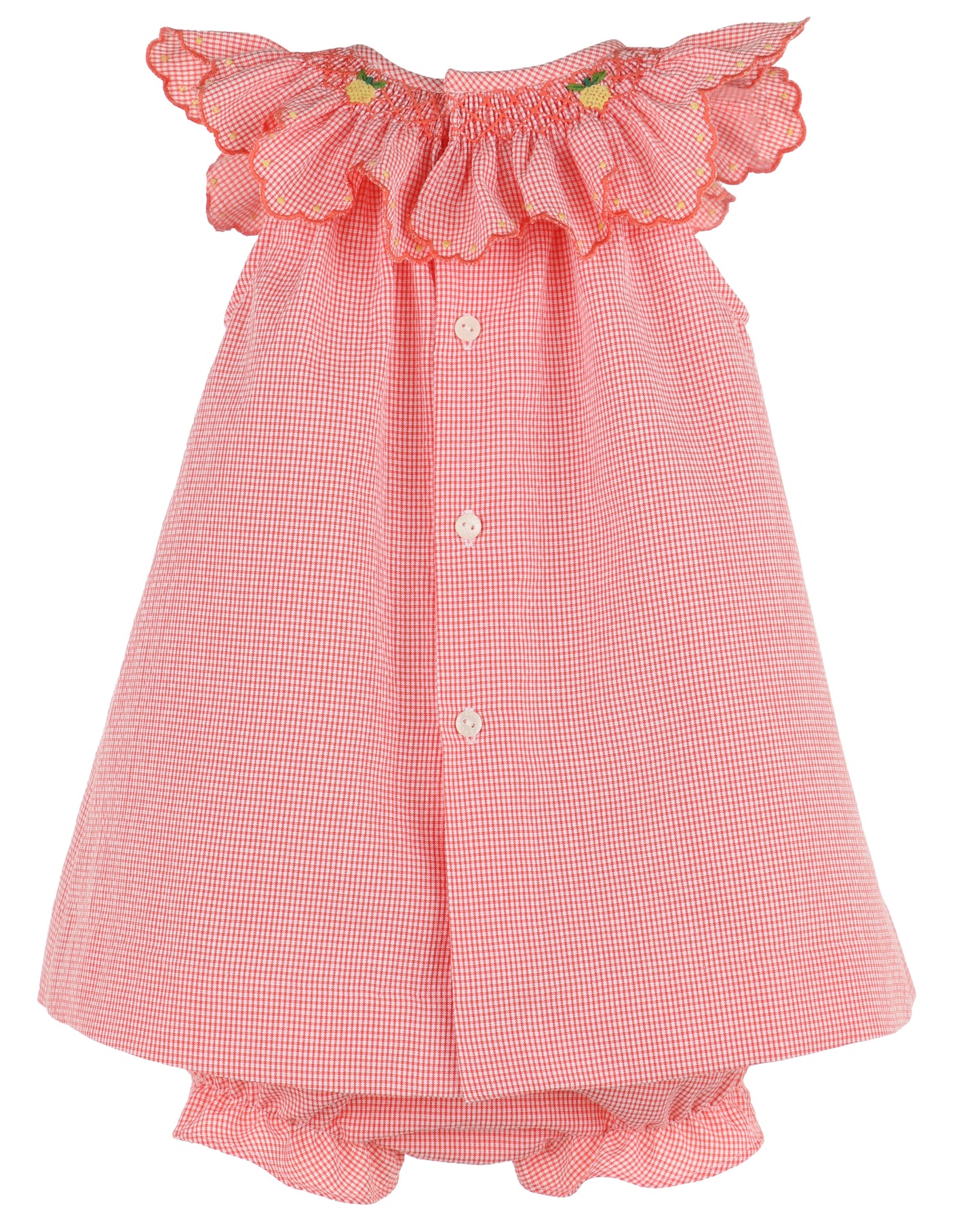 Orange Tutti Frutti Smock Bishop