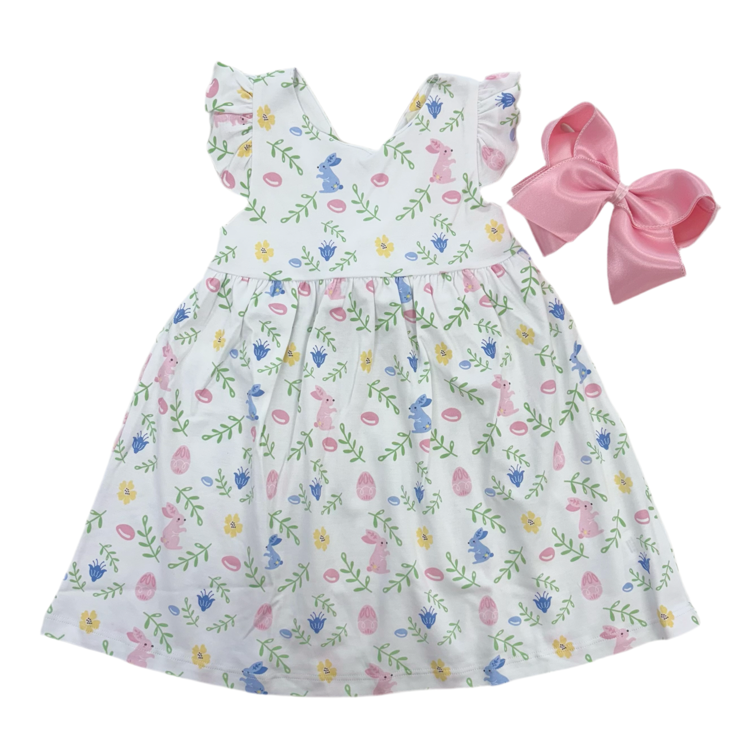 Easter Floral Criss-Cross Dress