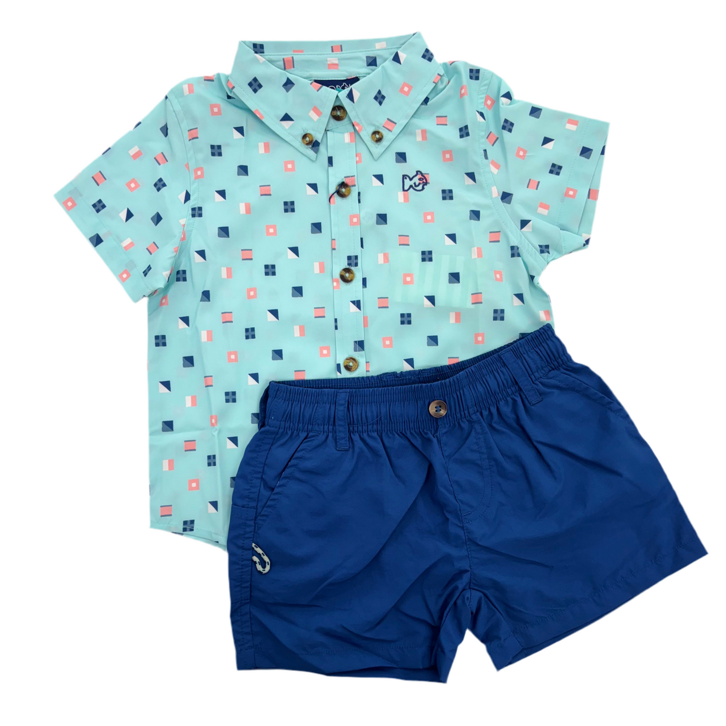Navy Outrigger Short