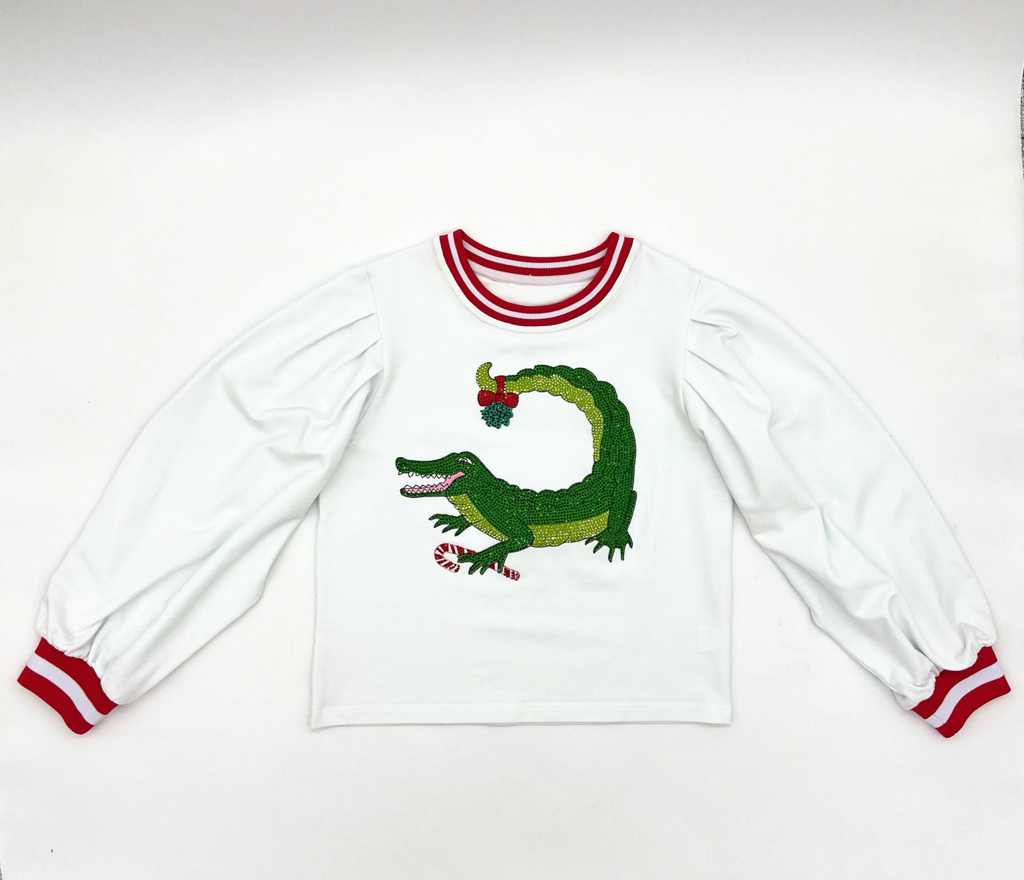 Holly Gator Puff Sleeve Sweatshirt