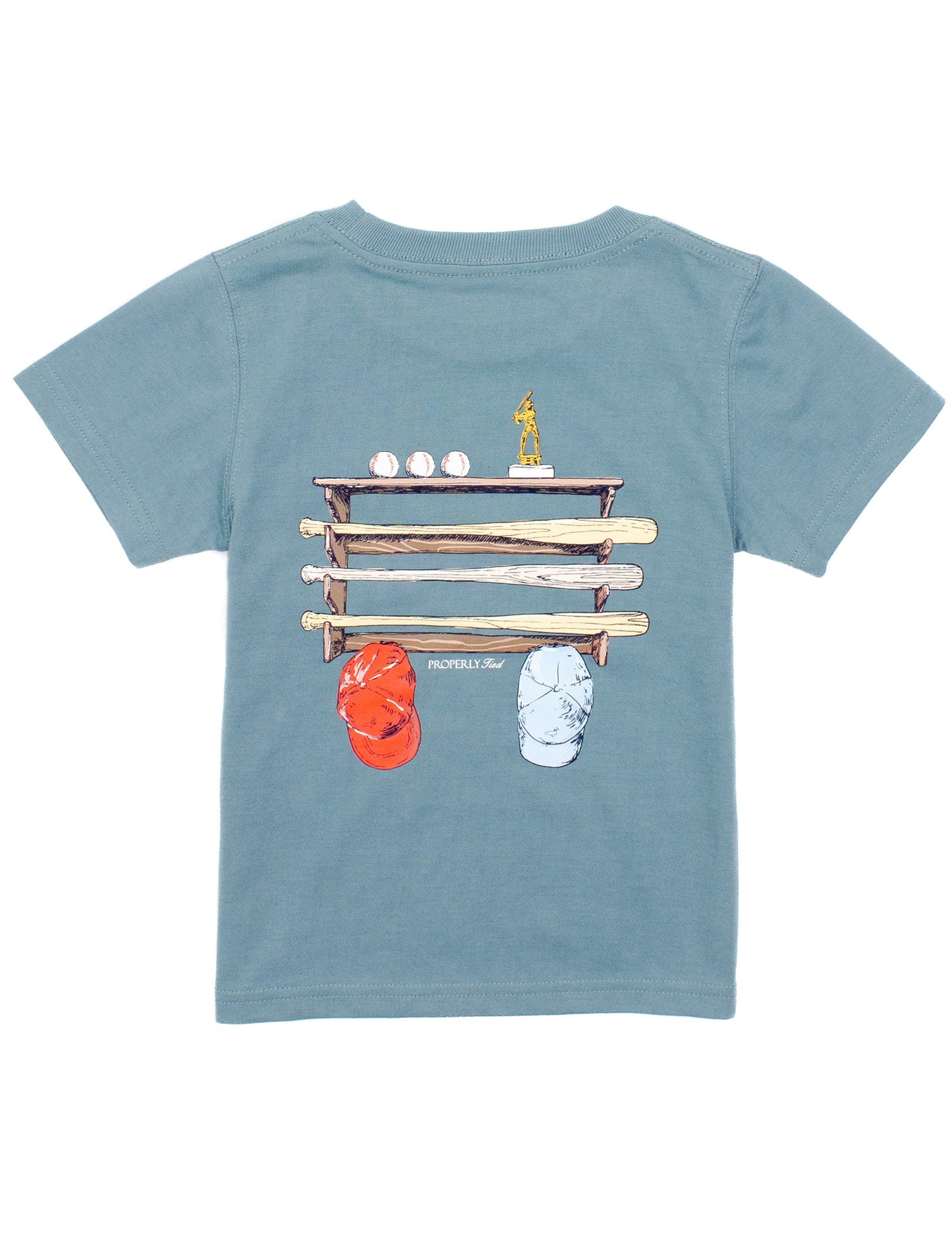 Bat Rack Blue Tee