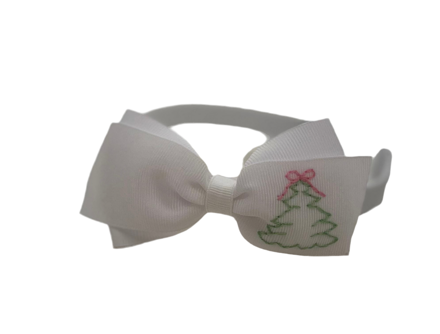 Christmas Tree Lottie Headband Bow