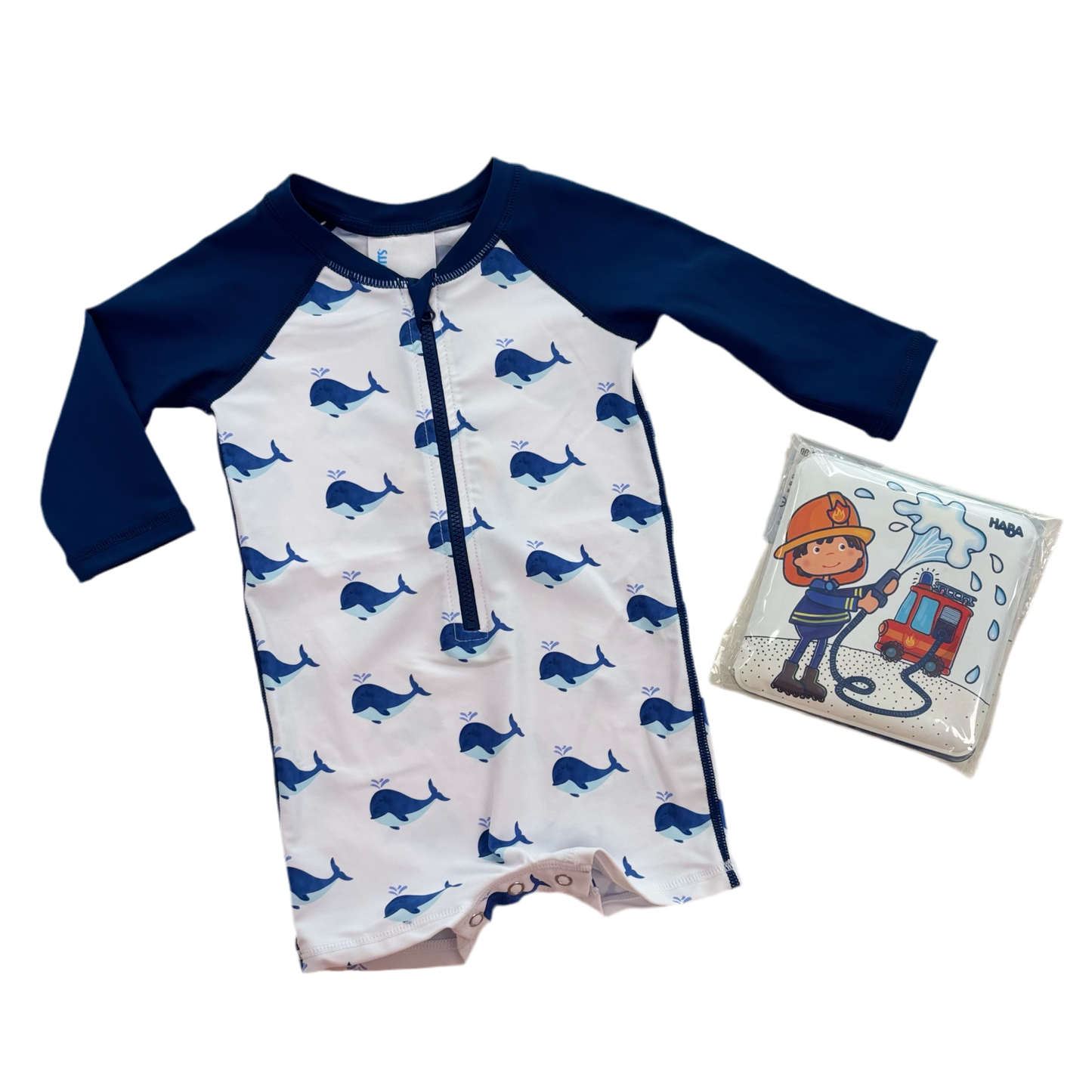 Whale Friends One Piece Rash Guard
