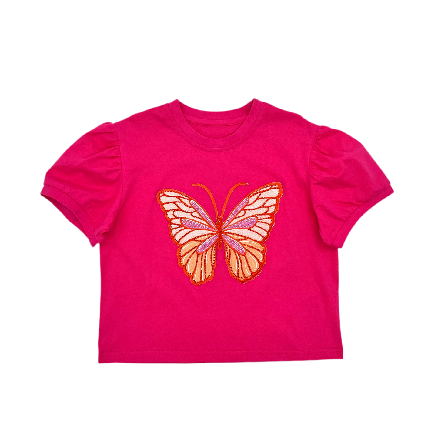 Butterfly Puff Sleeve Top