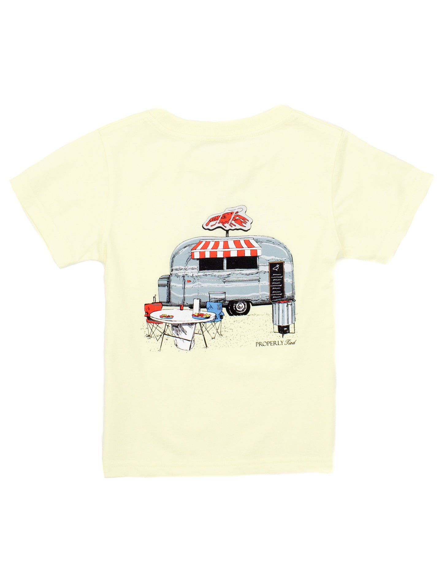 Crawfish To Go Yellow Tee