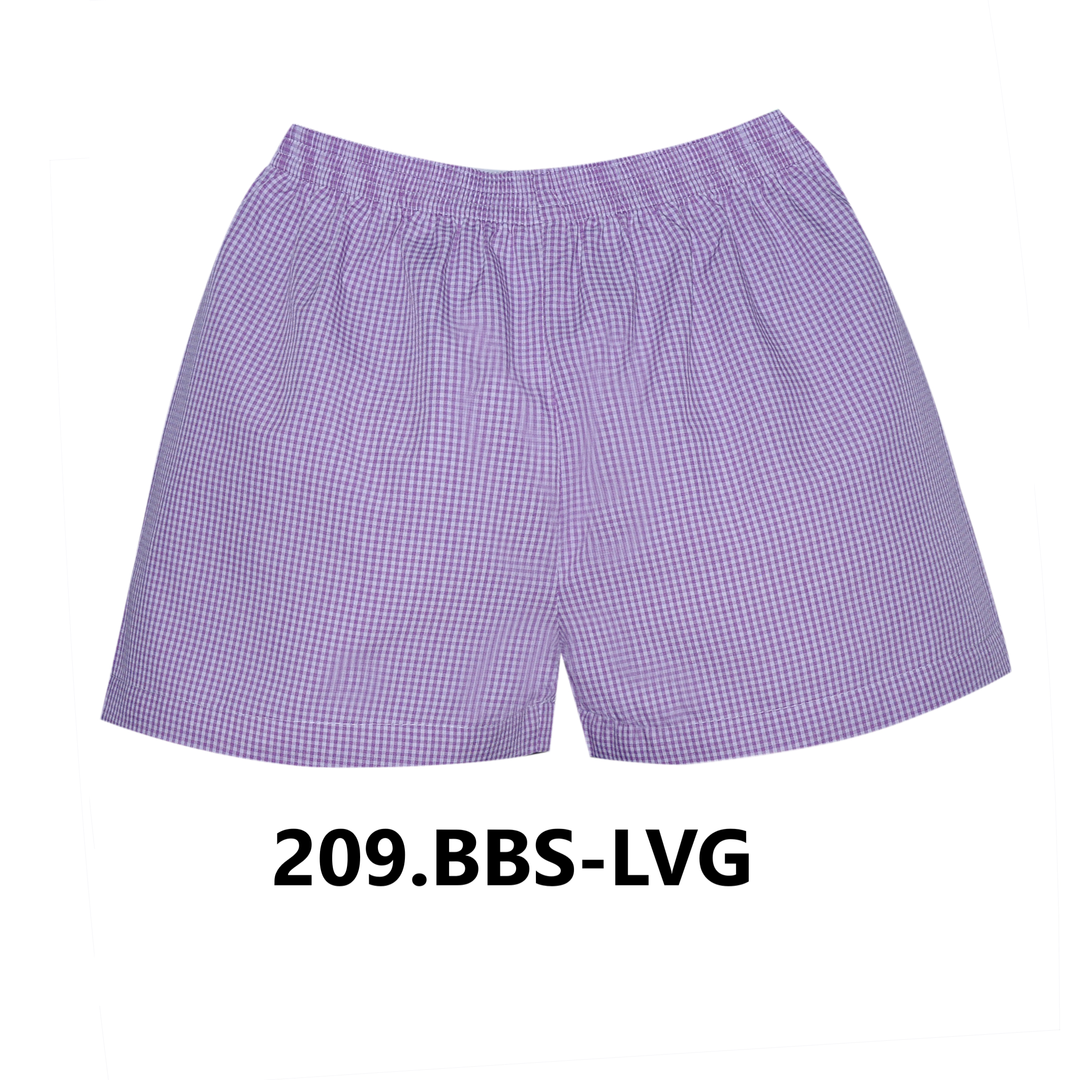 Lavender Gingham Bennett Short
