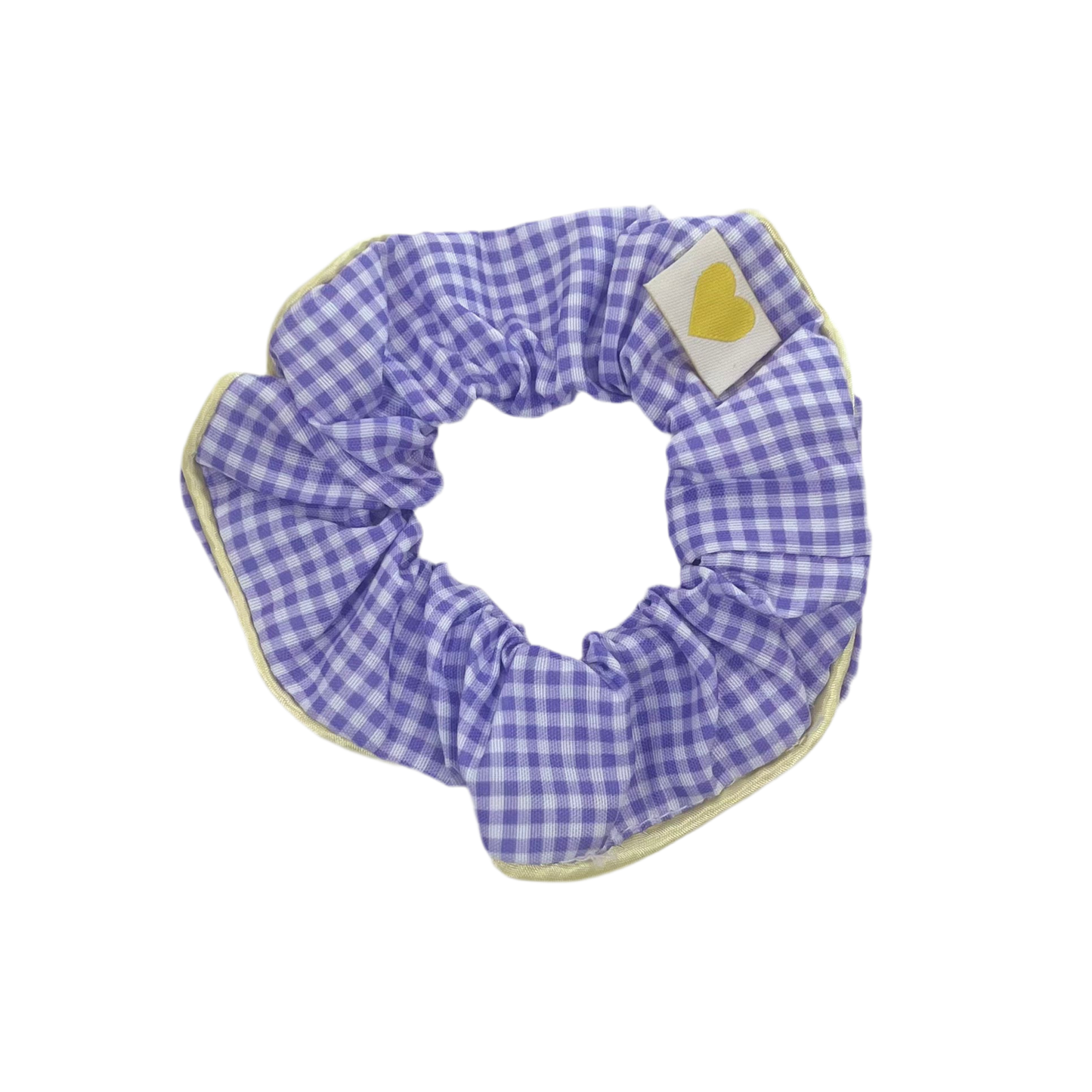 LSU Gingham Scrunchie
