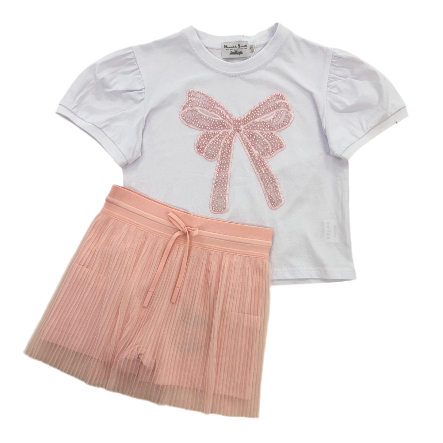 Pink Pleated Skirt