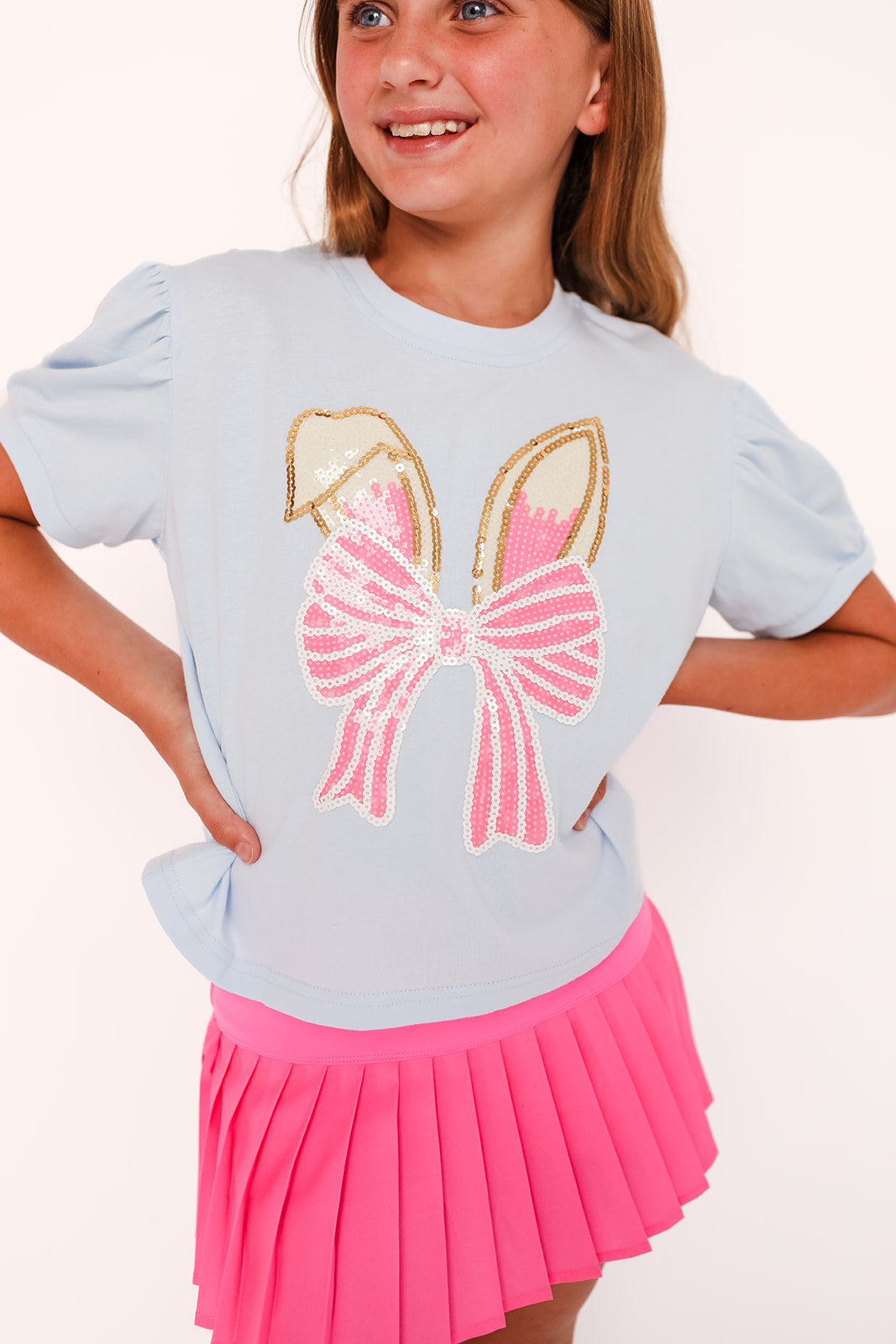 Bunny Puff Sleeve Top