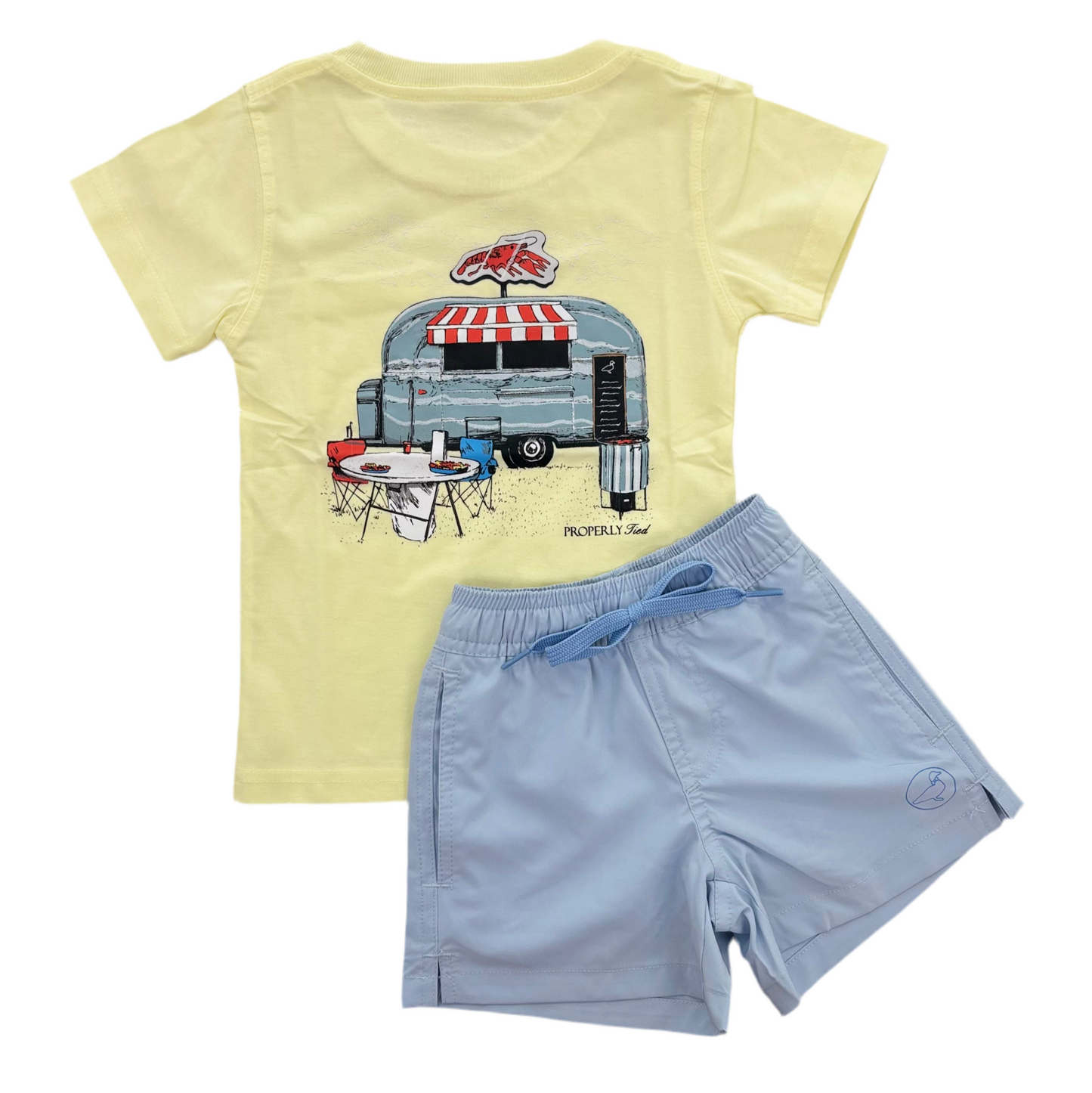 Crawfish To Go Yellow Tee