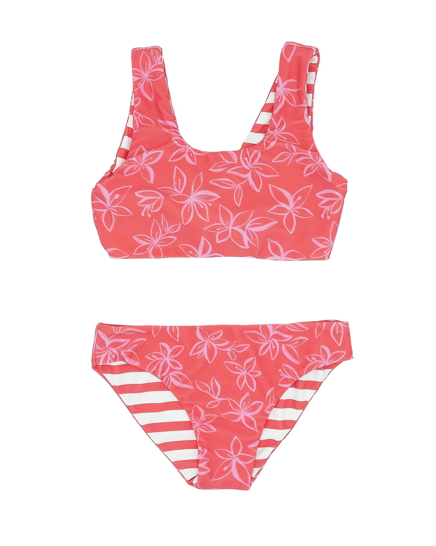 Sugar Coral Island Hopper Reversable Bikini