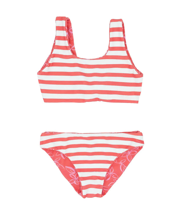 Sugar Coral Island Hopper Reversable Bikini