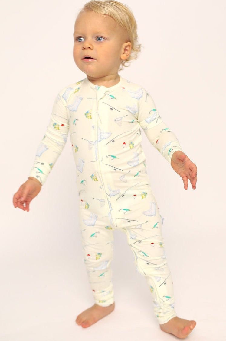 Fishing Zipper Pajama