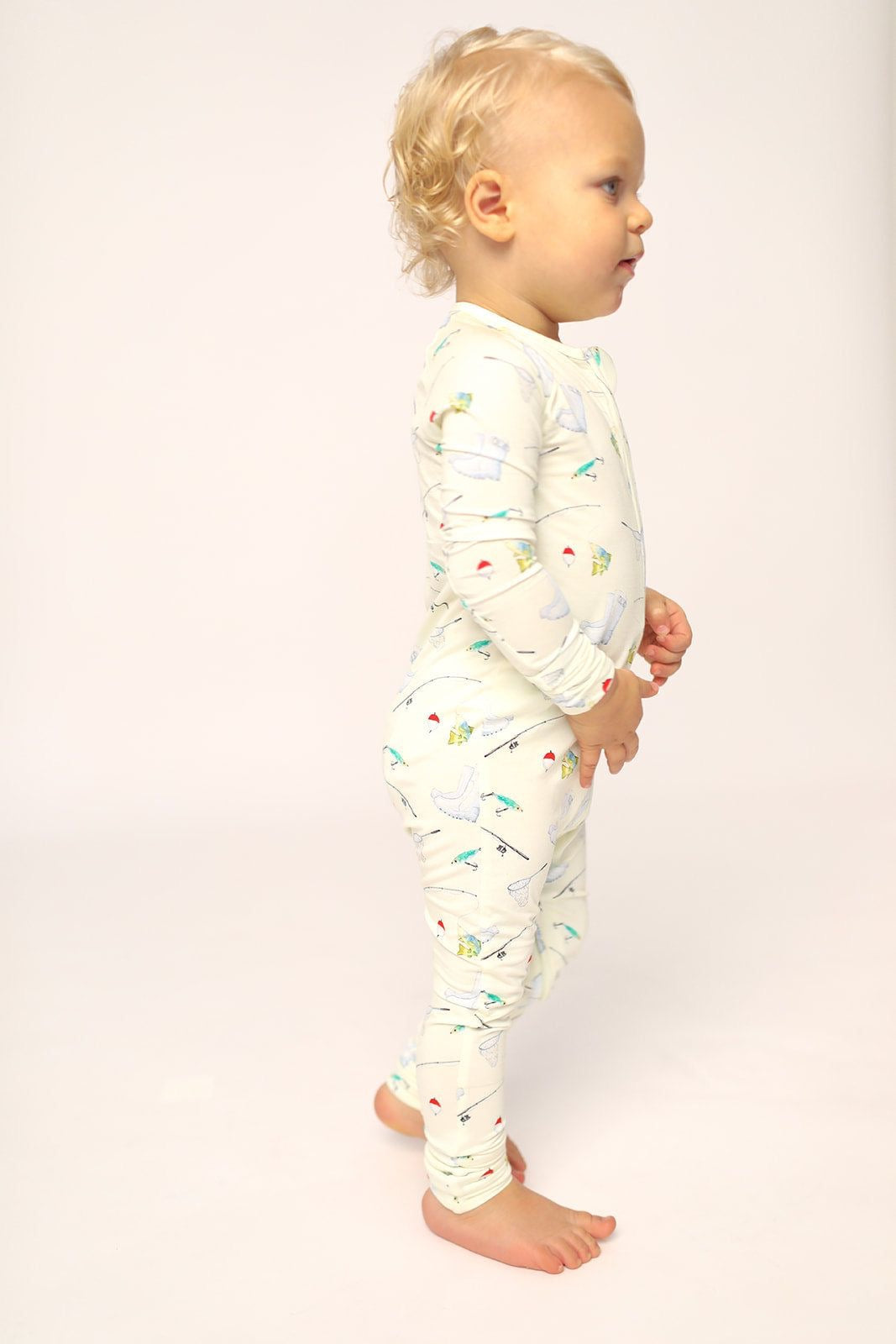 Fishing Zipper Pajama