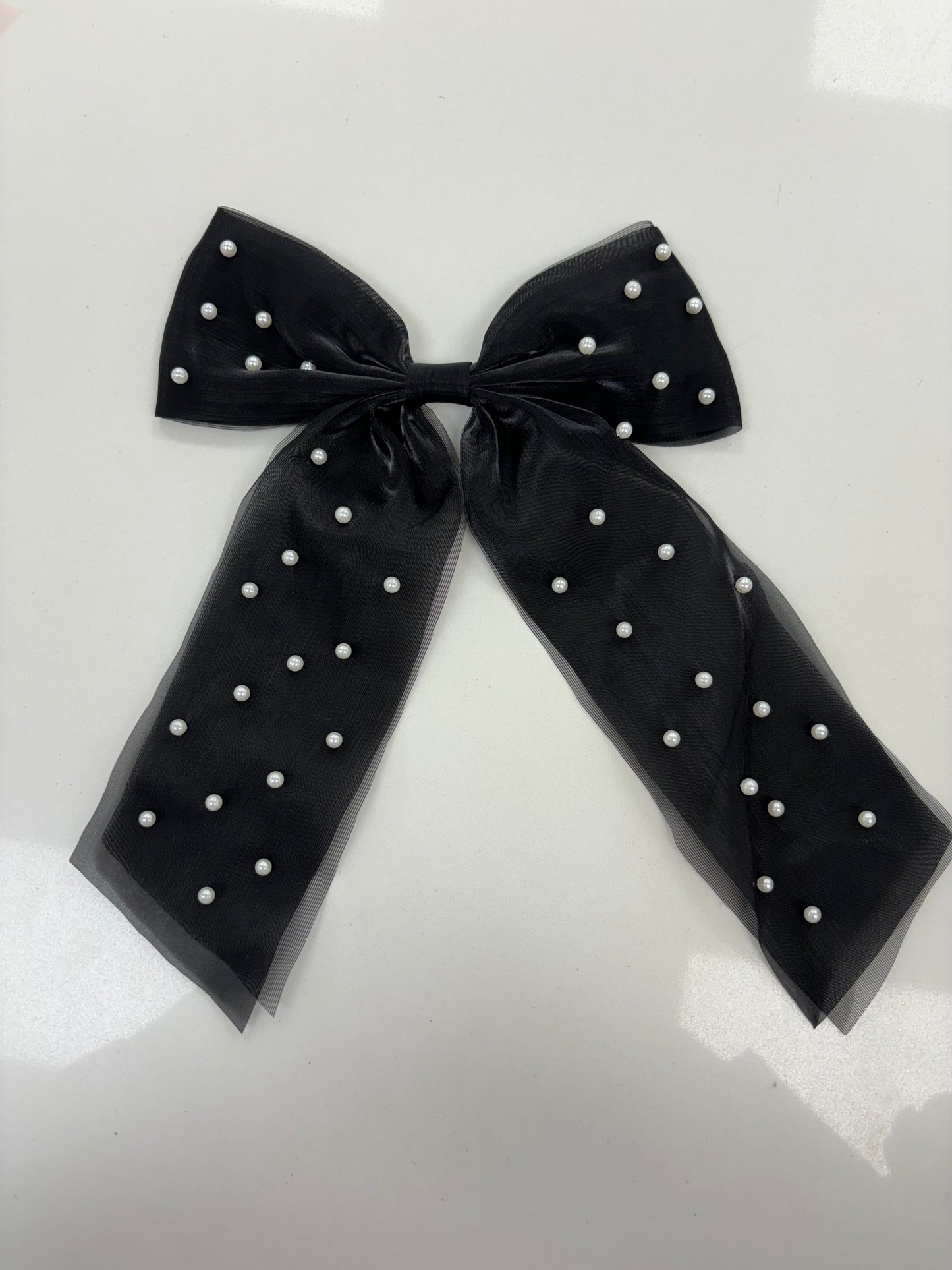 Pearl Long Tail Bow