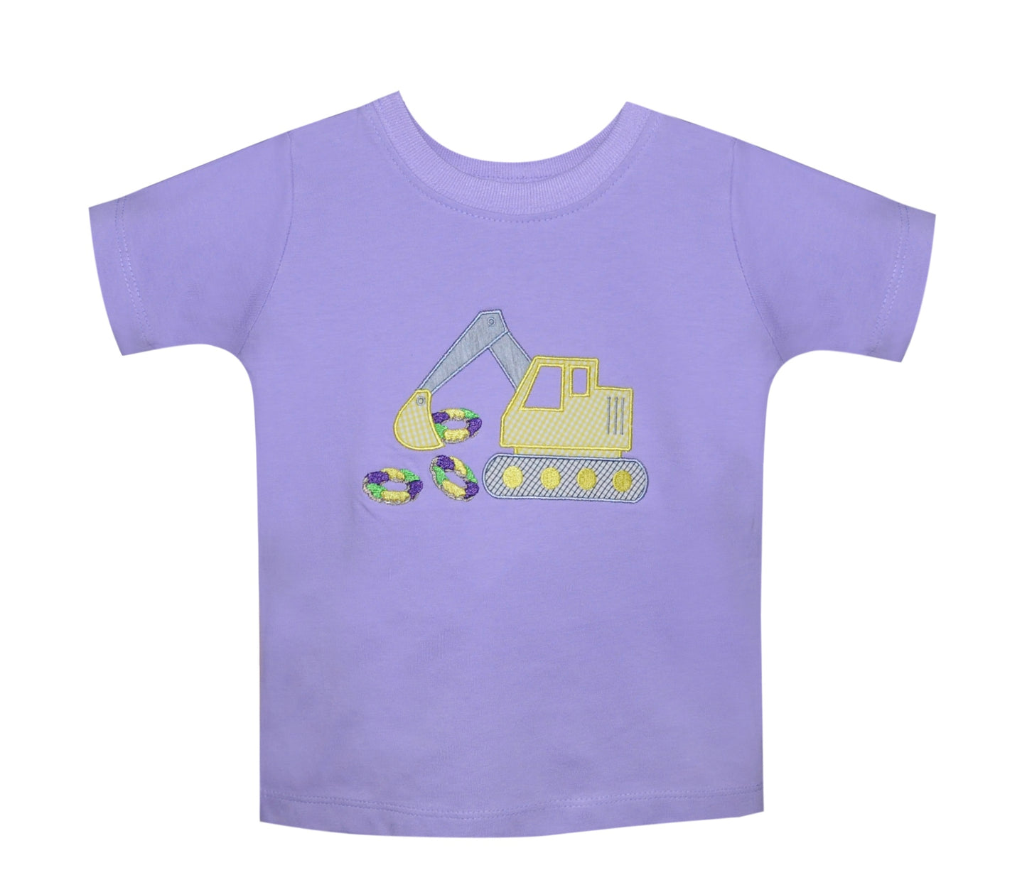 Purple Houston King Cake Tractor Shirt