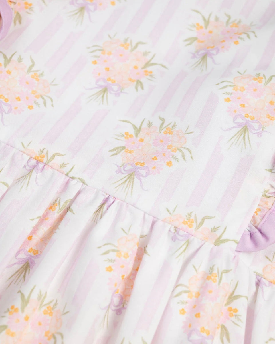 Lavender Bouquet Bell Dress