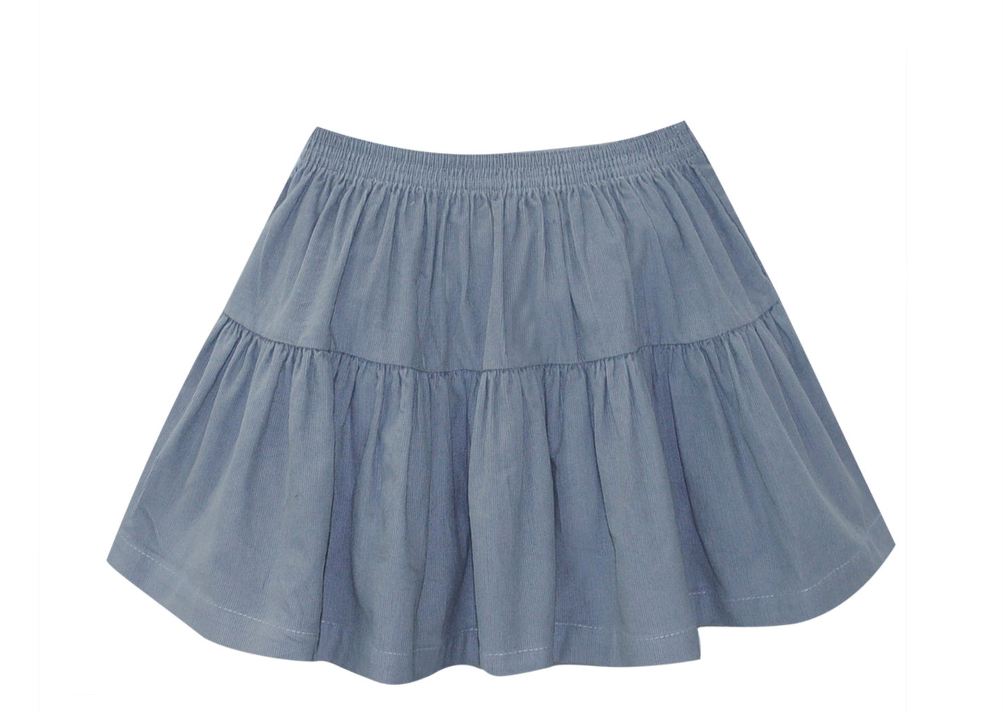 Gray Cord Daphne Skirt