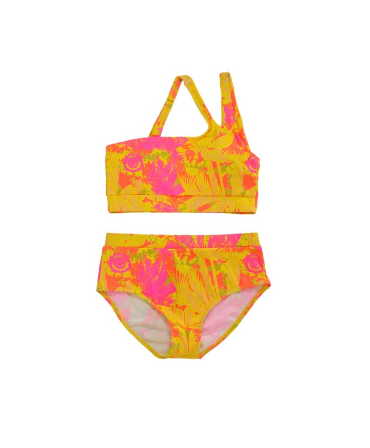 Neon Tropical Two Piece