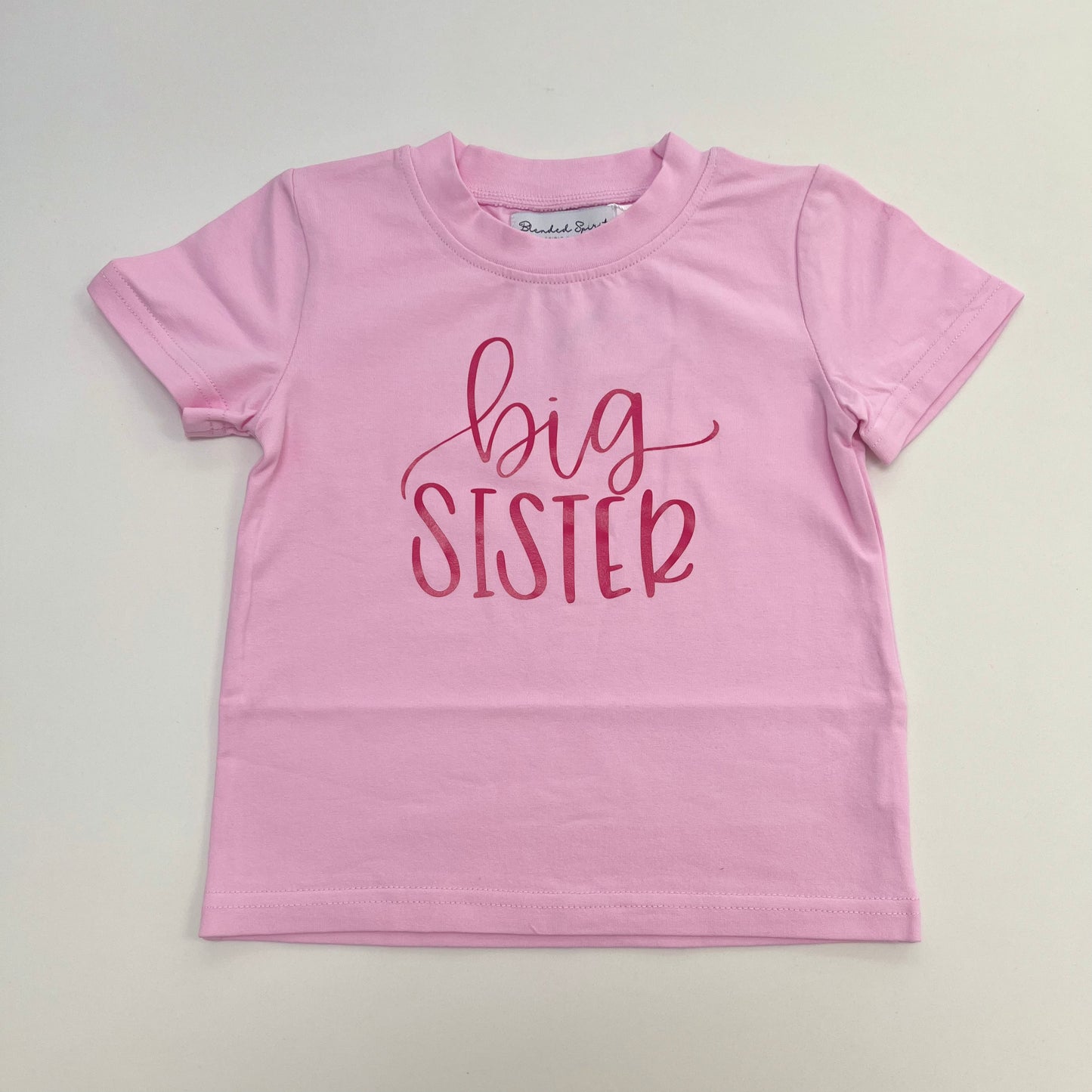 Big Sister Light Pink Tee