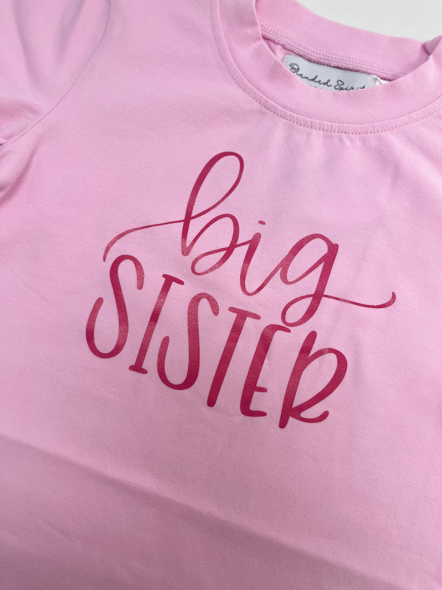 Big Sister Light Pink Tee
