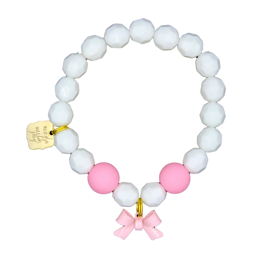 Pink Ribbons & Bows Bracelet