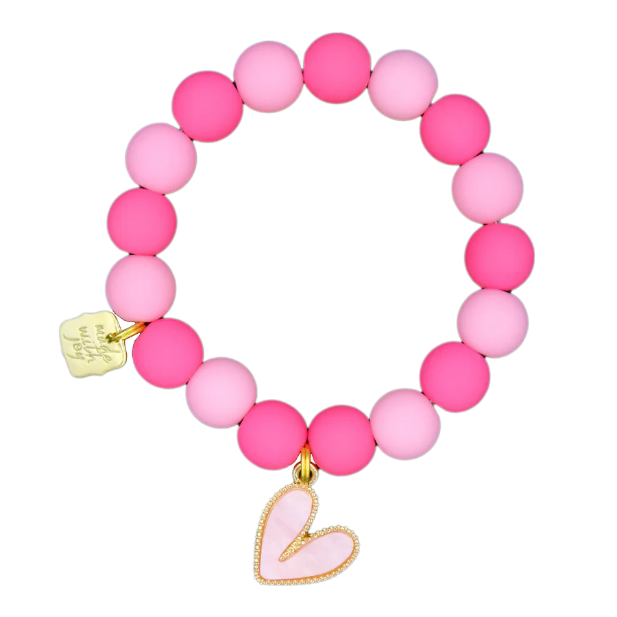 Pink Hearts Bracelet