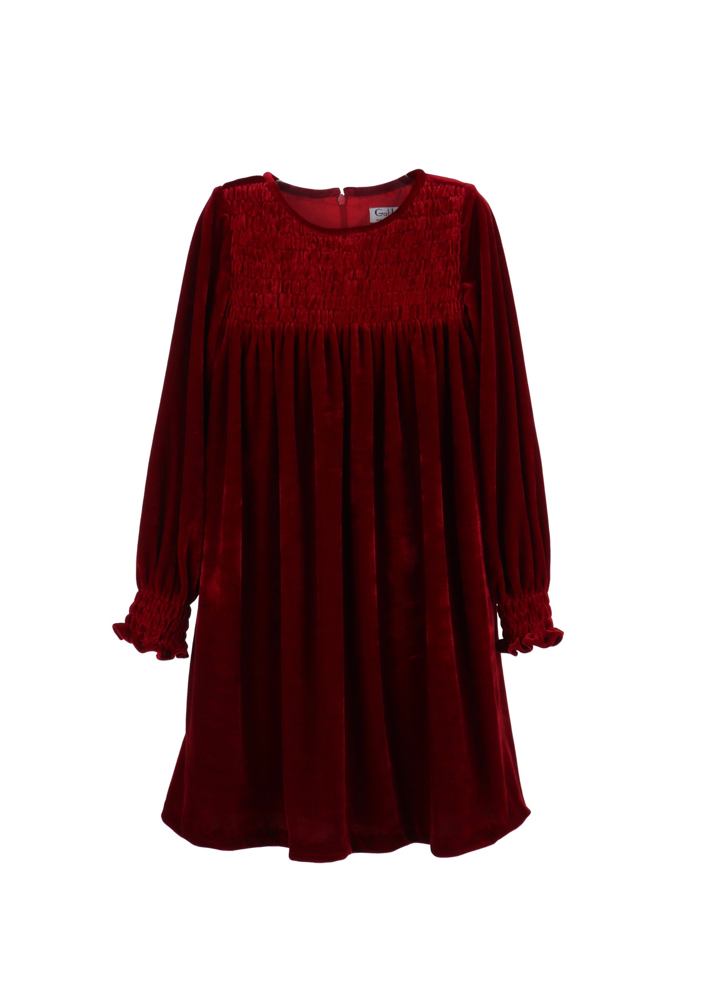 Red Velvet Leila Dress