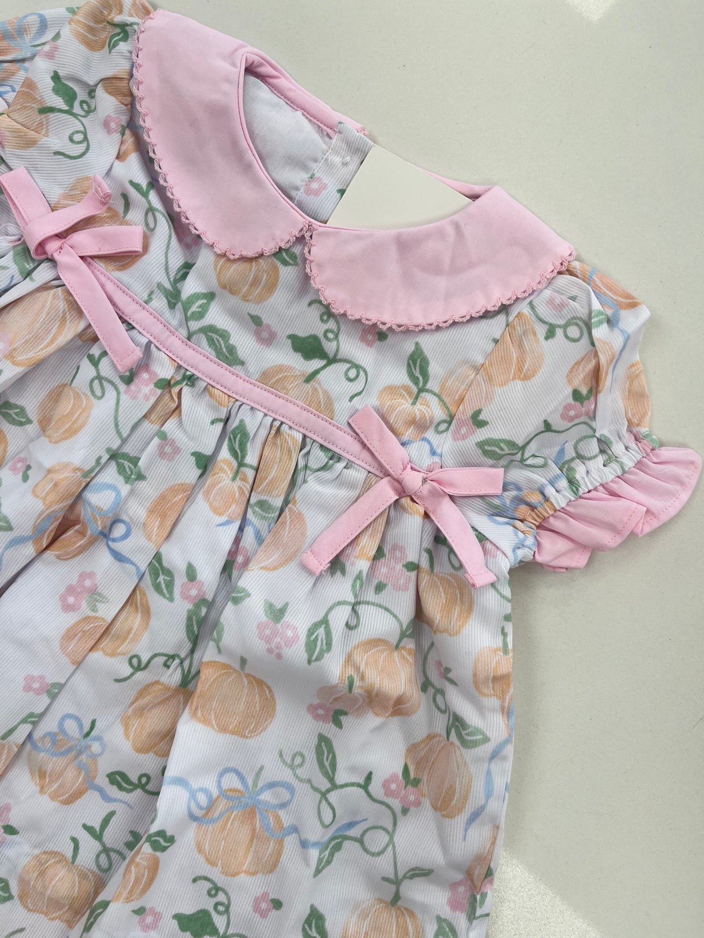 Clara Pumpkin Curls Bloomer Set