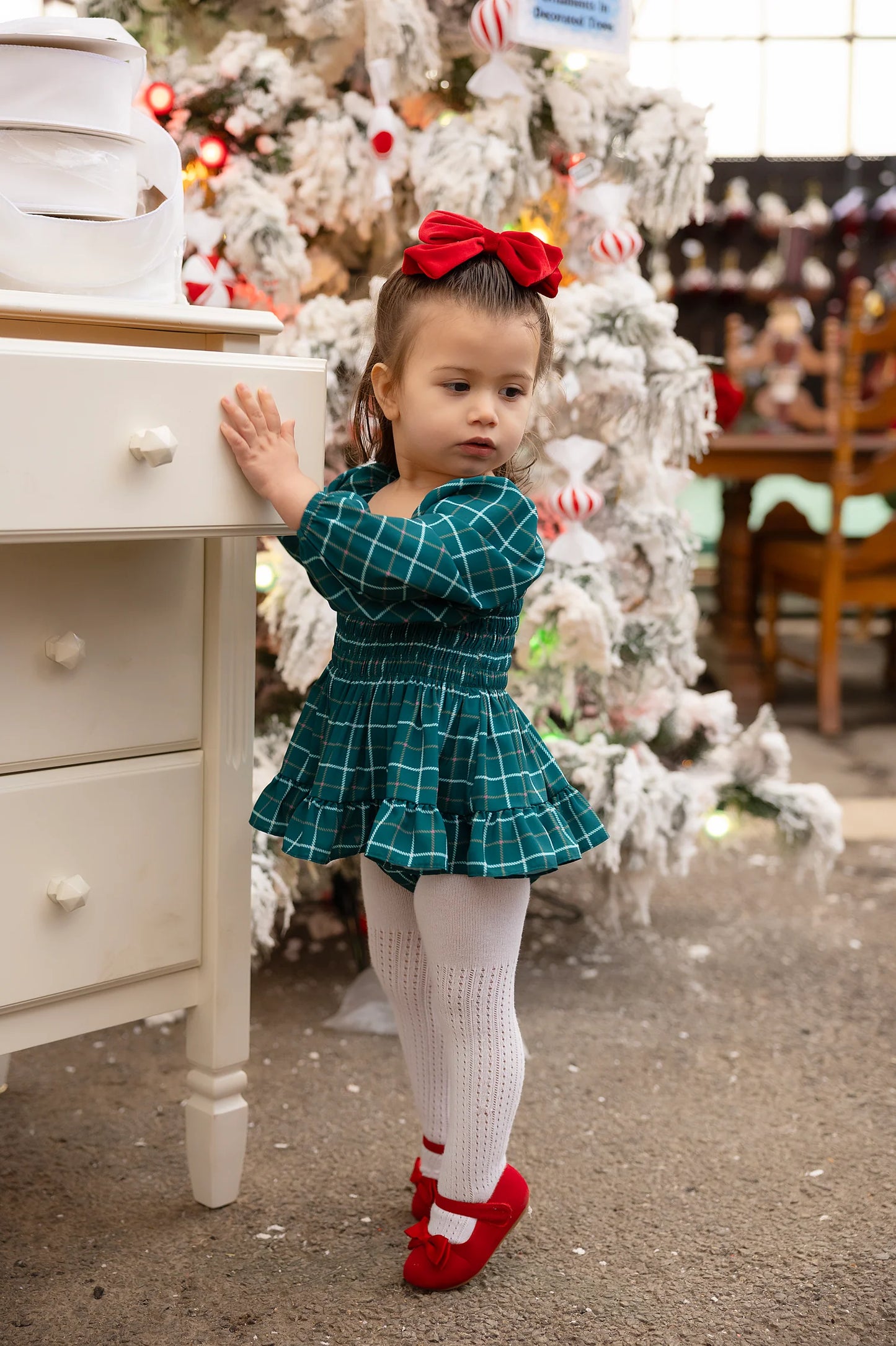 Gabriella Reindeer Games Romper