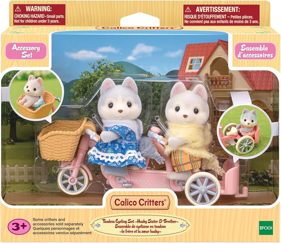 Husky Siblings Tandem Cycling Set