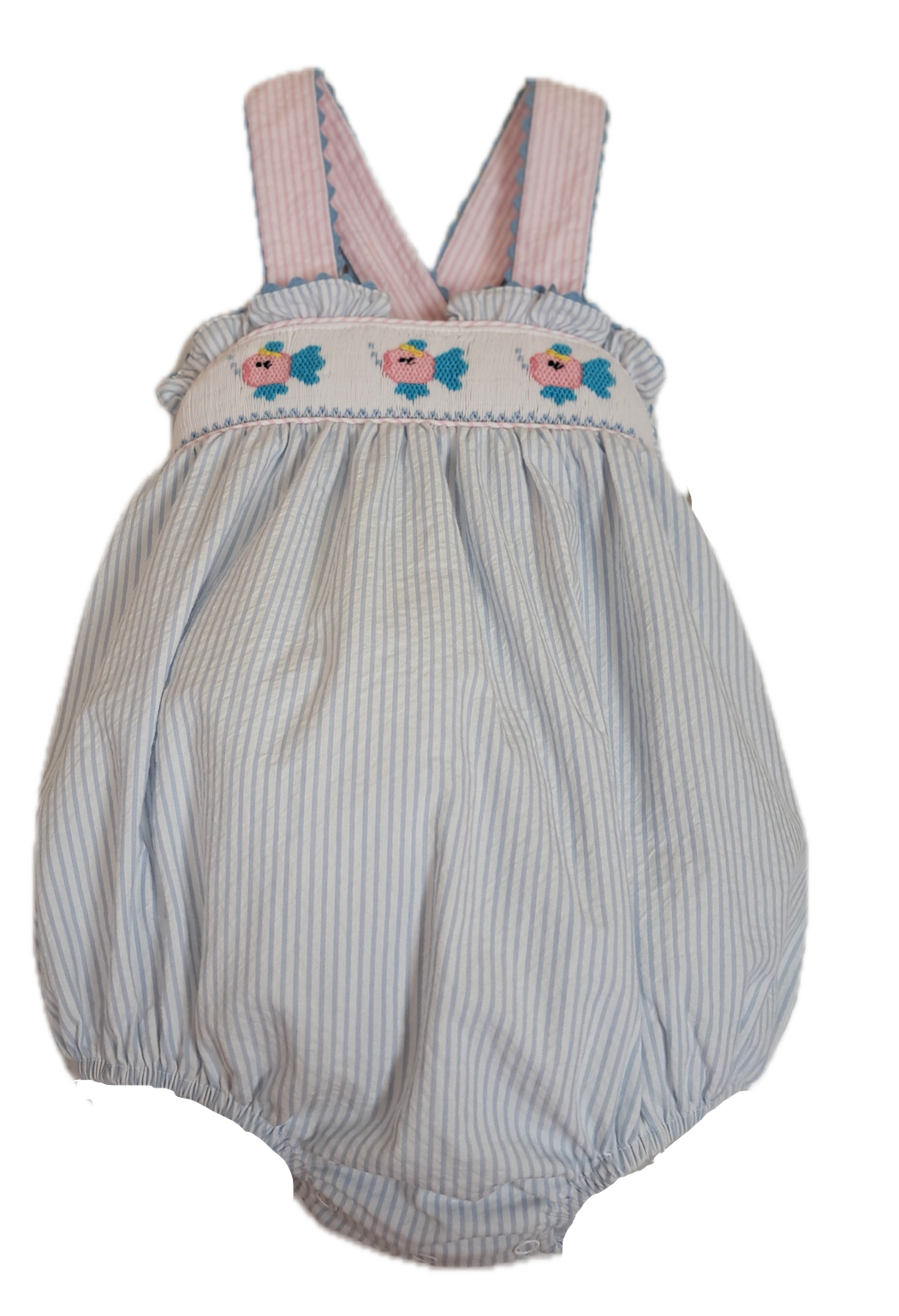 Fishie Smock Romper