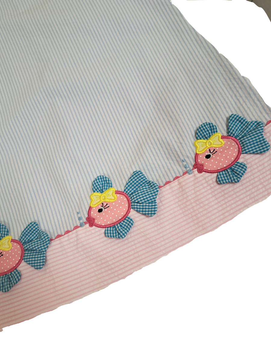 Fishie Applique A-Line Dress