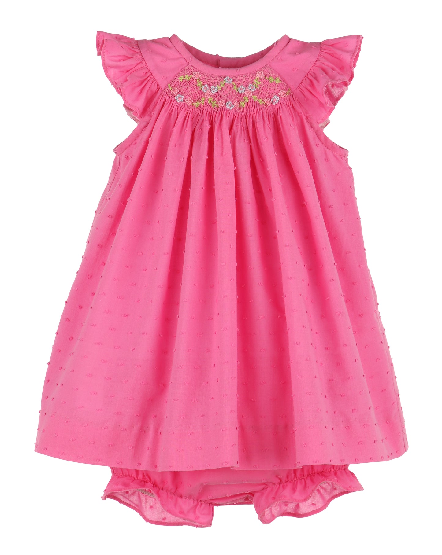 Fuchsia Swiss Dot Bishop