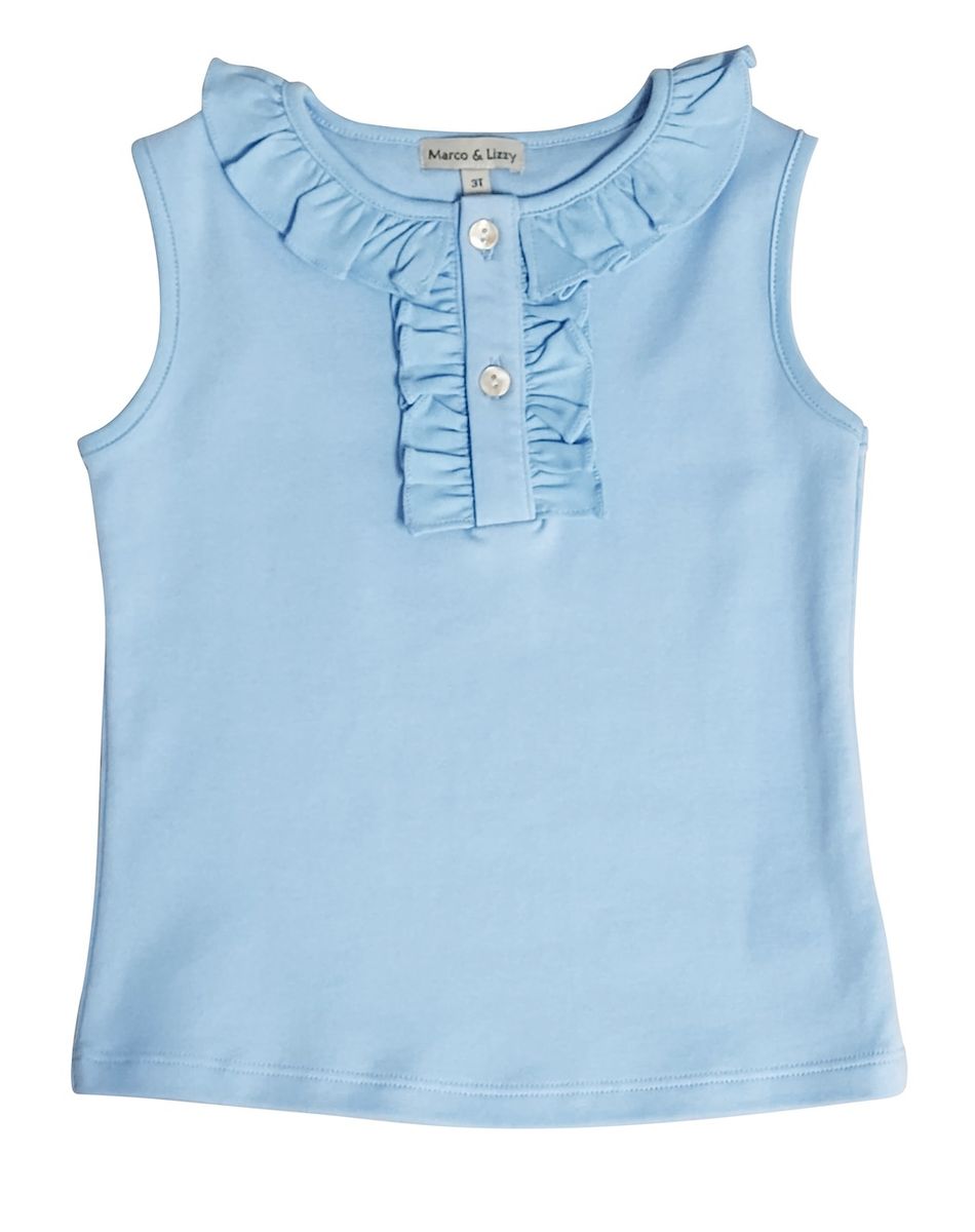 Light Blue Pima Top