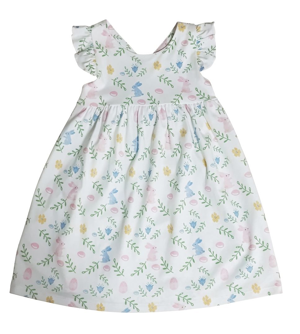 Easter Floral Criss-Cross Dress