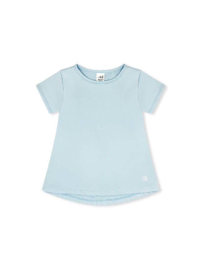 Blue Bridget Basic Tee